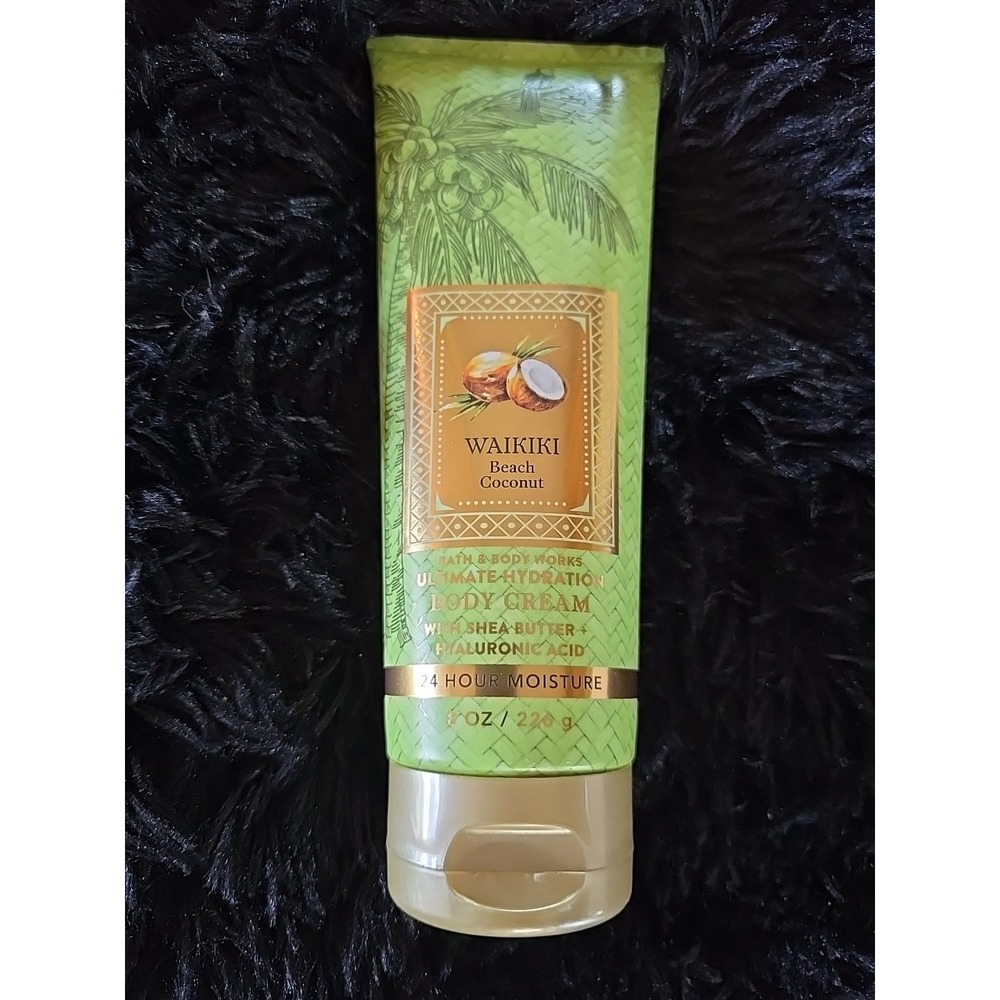 NEW Bath & Body Works Waikiki Beach Coconut Body Cream 8 oz